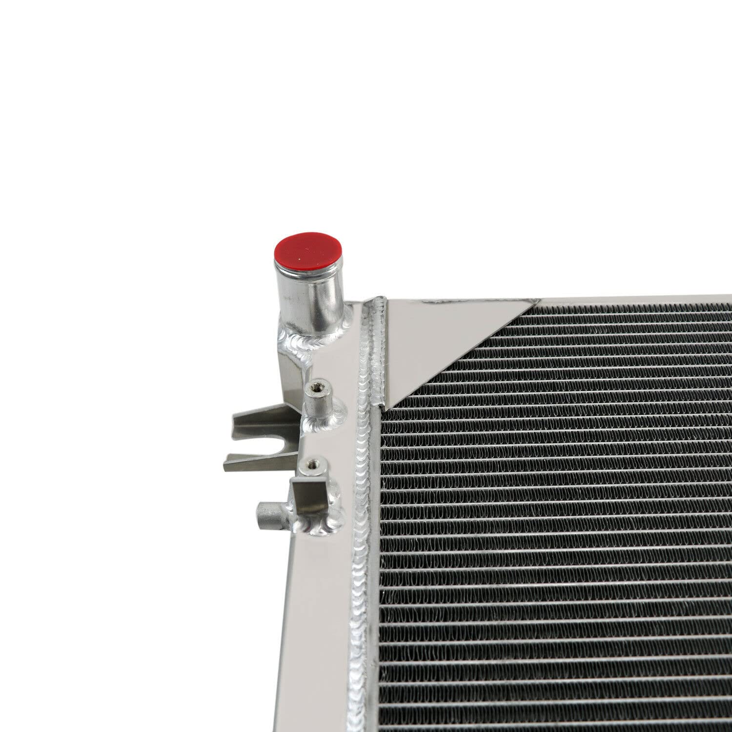 High-Performance Aluminum Radiator for 2007-2018 Jeep Wrangler JK 3.6L 3.8L V6 Gas Engine - 3 Row Core with Shroud Fan Relay Kit - Perfect for Off-Roading & Extreme Weather Conditions