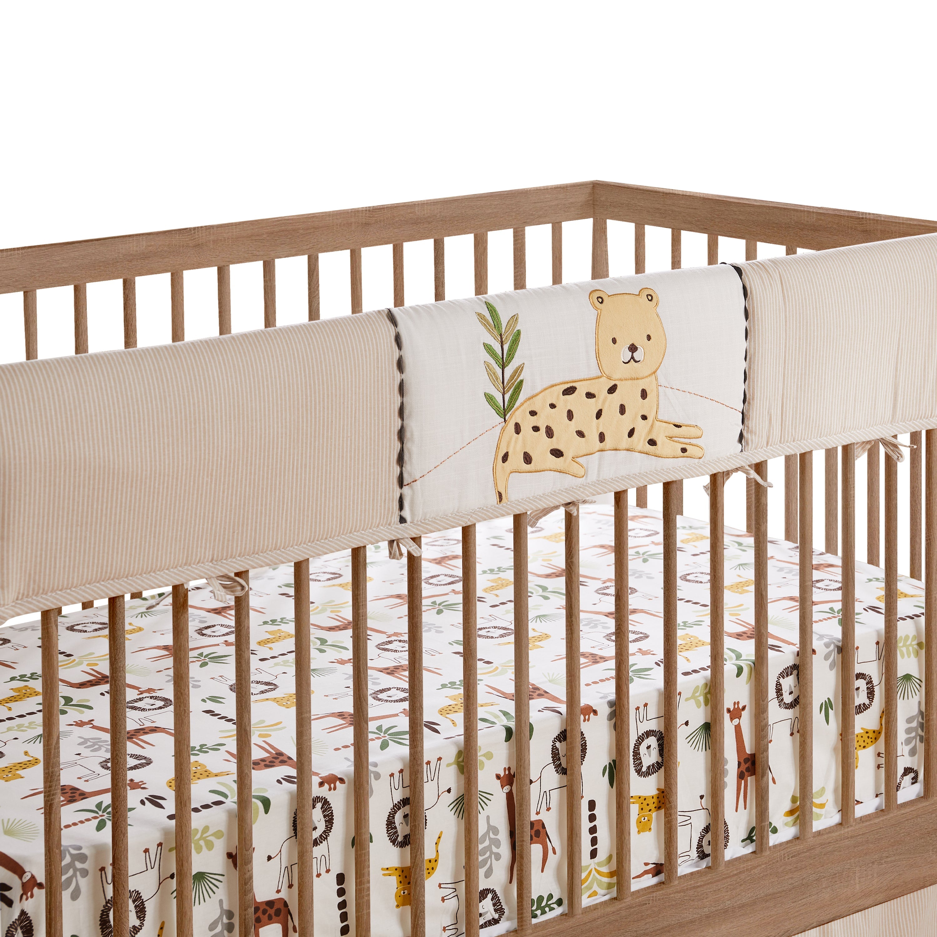 Zuma Baby Crib Rail Guard - Soft & Safe Teething Protector for Toddlers - Perfect for Nursery, Daycare, and Home Use