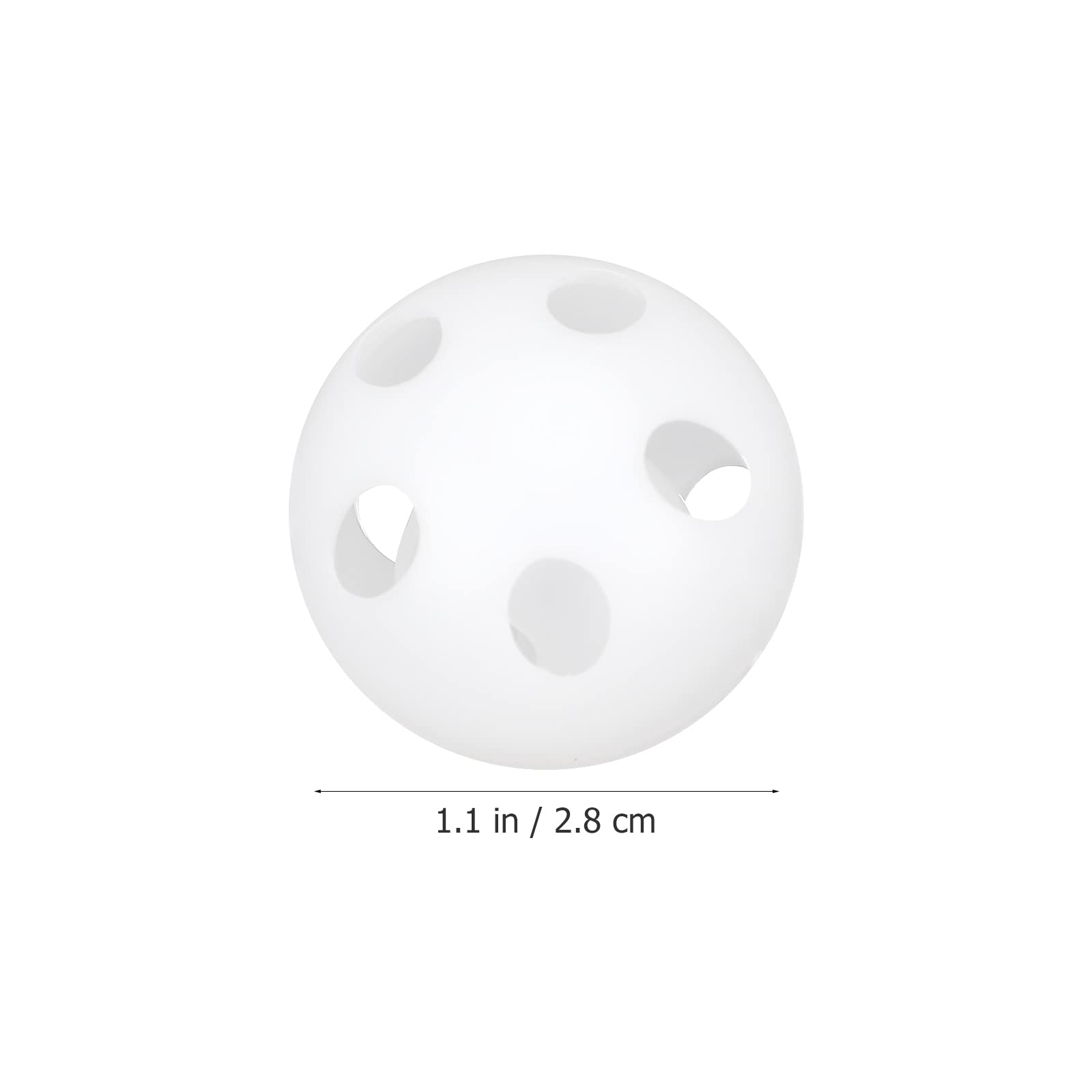 50Pcs 28mm Rattle Balls - Noise Maker Inserts for Baby Toys, Pet Puppets & Doll Repair - Rattling Sound Effects for Sensory Play, DIY Crafts and Interactive Animal Toys