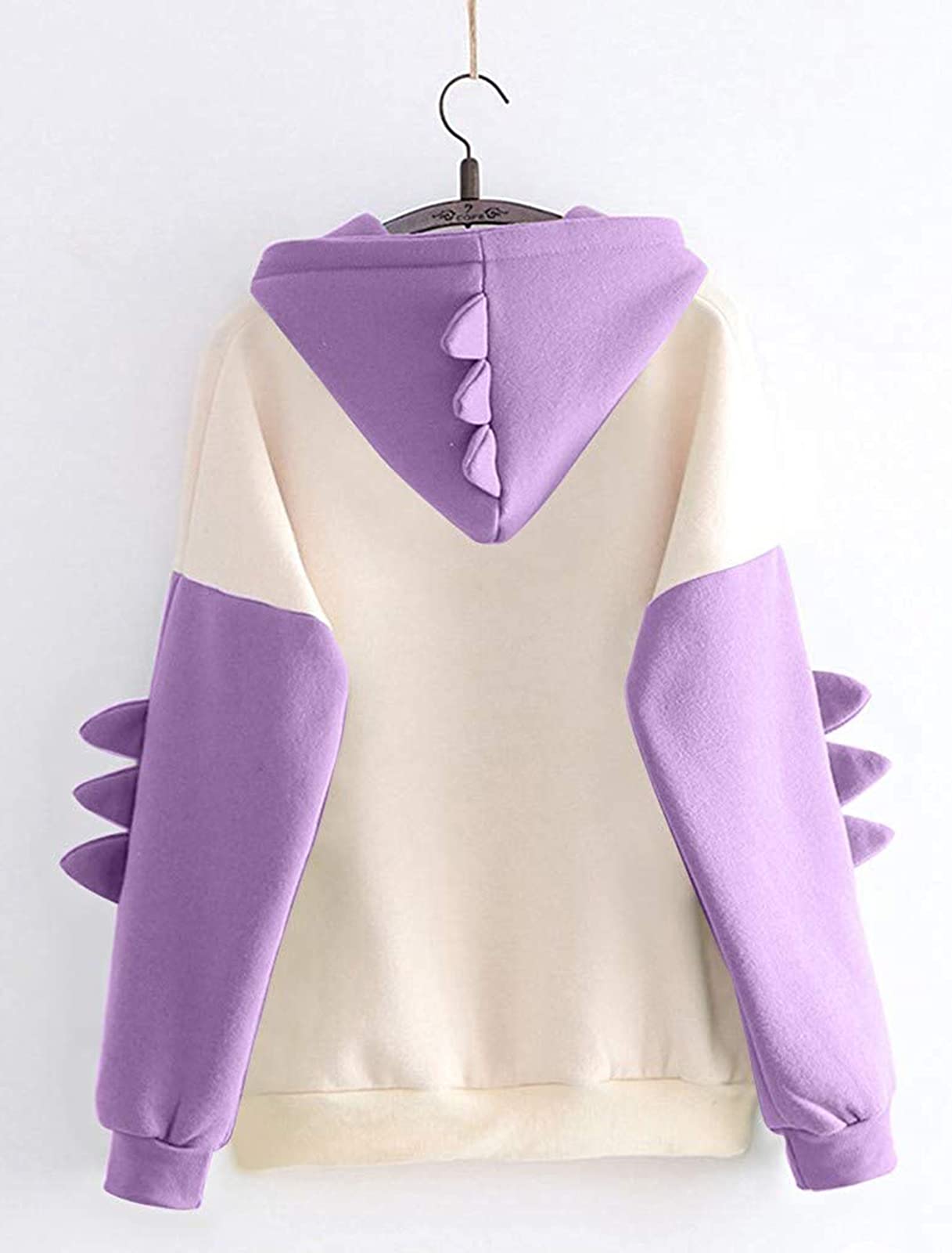 Cute Dinosaur Hoodie for Women - Kawaii Pullover Sweatshirt with Hood | Perfect for Casual Wear, Cosplay & Anime Enthusiasts
