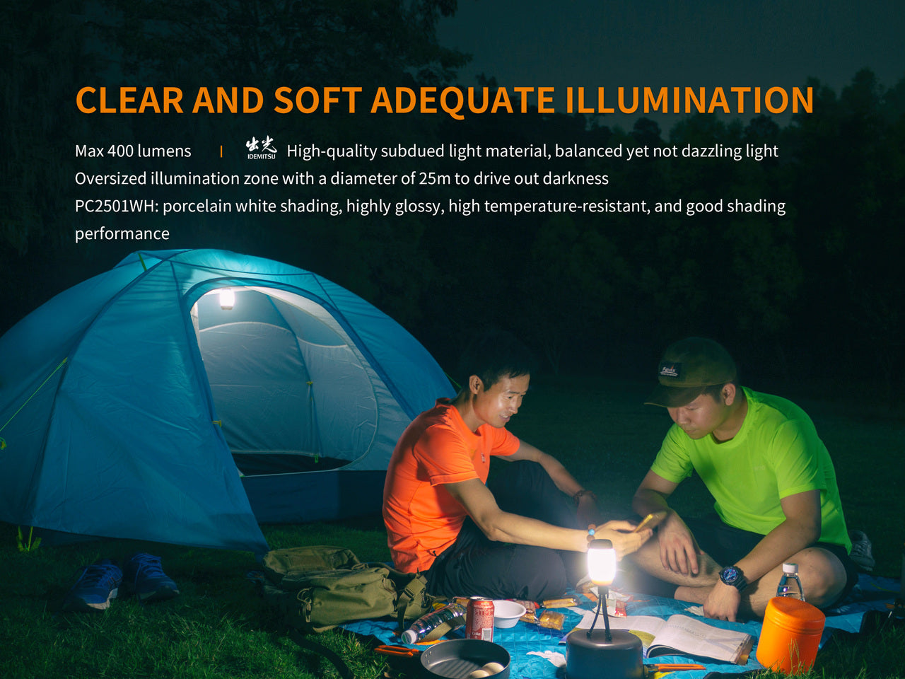 Fenix CL26R Rechargeable LED Camping Lantern - 400 Lumens, Waterproof, Compact for Outdoor Adventures, Hiking, Backpacking & Emergency Use