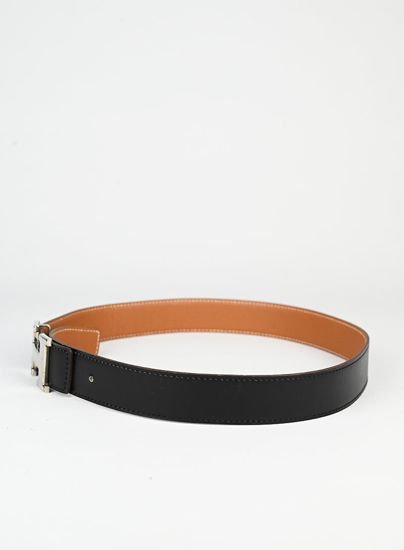 Hermès Constance Belt in Black Leather - Elegant Luxury Accessory for Women | Perfect for Office, Parties & Formal Events
