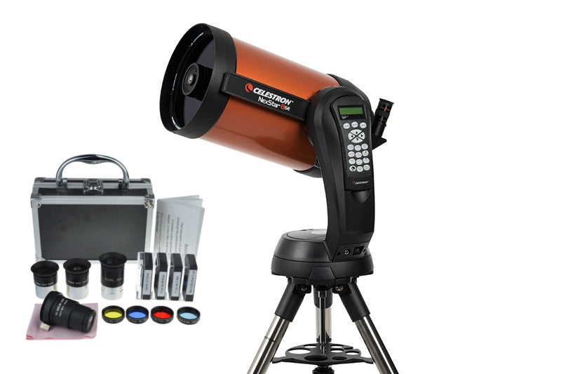 NexStar 8SE Telescope with Advanced GPS & AutoAlign - Complete Astronomy Package for Stargazing, Astrophotography & Celestial Observation
