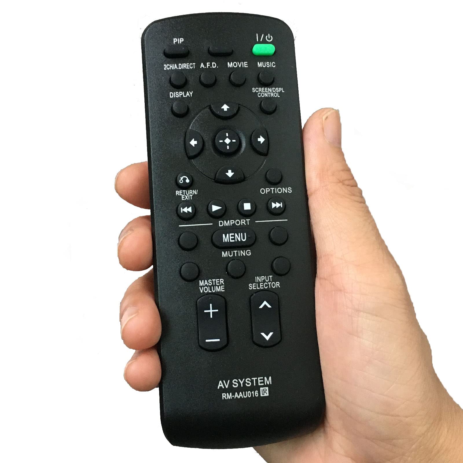 Replacement Remote Control RM-AAU016 for Sony STR-DA5300ES/DA2400ES/DA3300ES/DA3400ES AV Receiver | Multi-Channel Stereo System Accessory | Perfect for Home Theater & Audio Setup