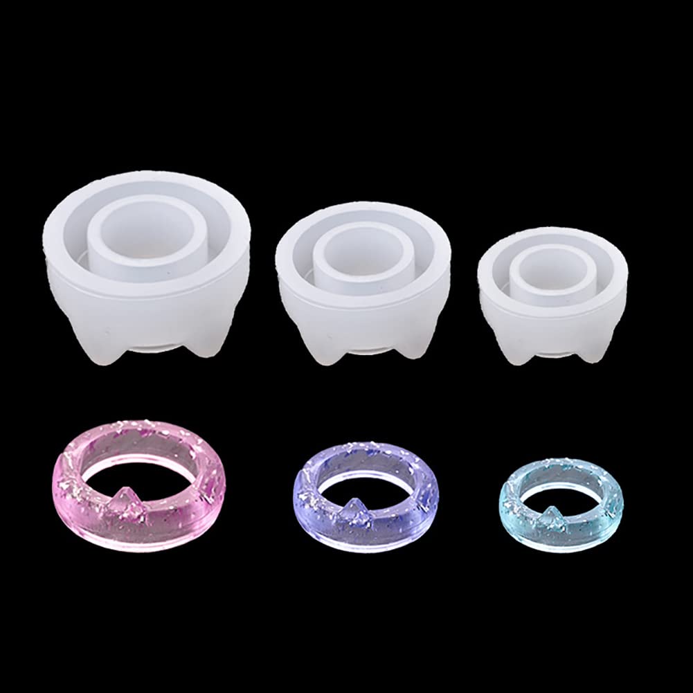 Premium Silicone Resin Ring Molds - 14 Sizes Round Epoxy Jewelry Molds for DIY Rings, Earrings & Pendants - Perfect for Crafting, Home Decor & Gift Making
