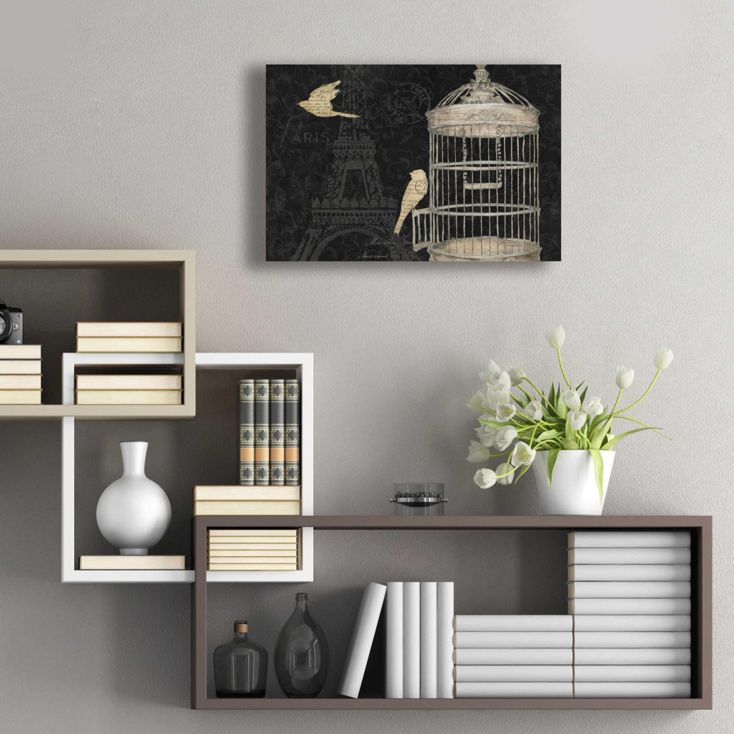 Epic Art 'Via Paris I' by James Wiens - Acrylic Glass Wall Art Painting 24