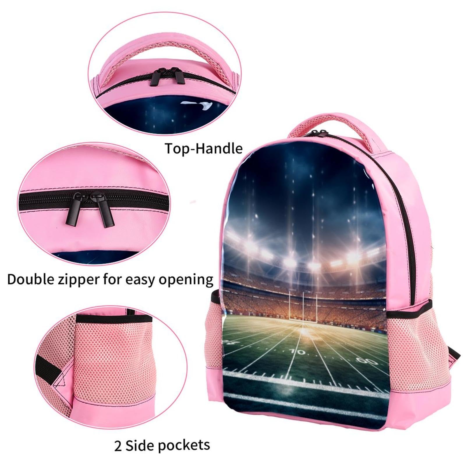 Premium Travel & Work Backpack - Durable Laptop Backpack for Commuters, Students & Business Professionals | Perfect for Office, College, Gym & Stadium Events (American Football/Soccer)