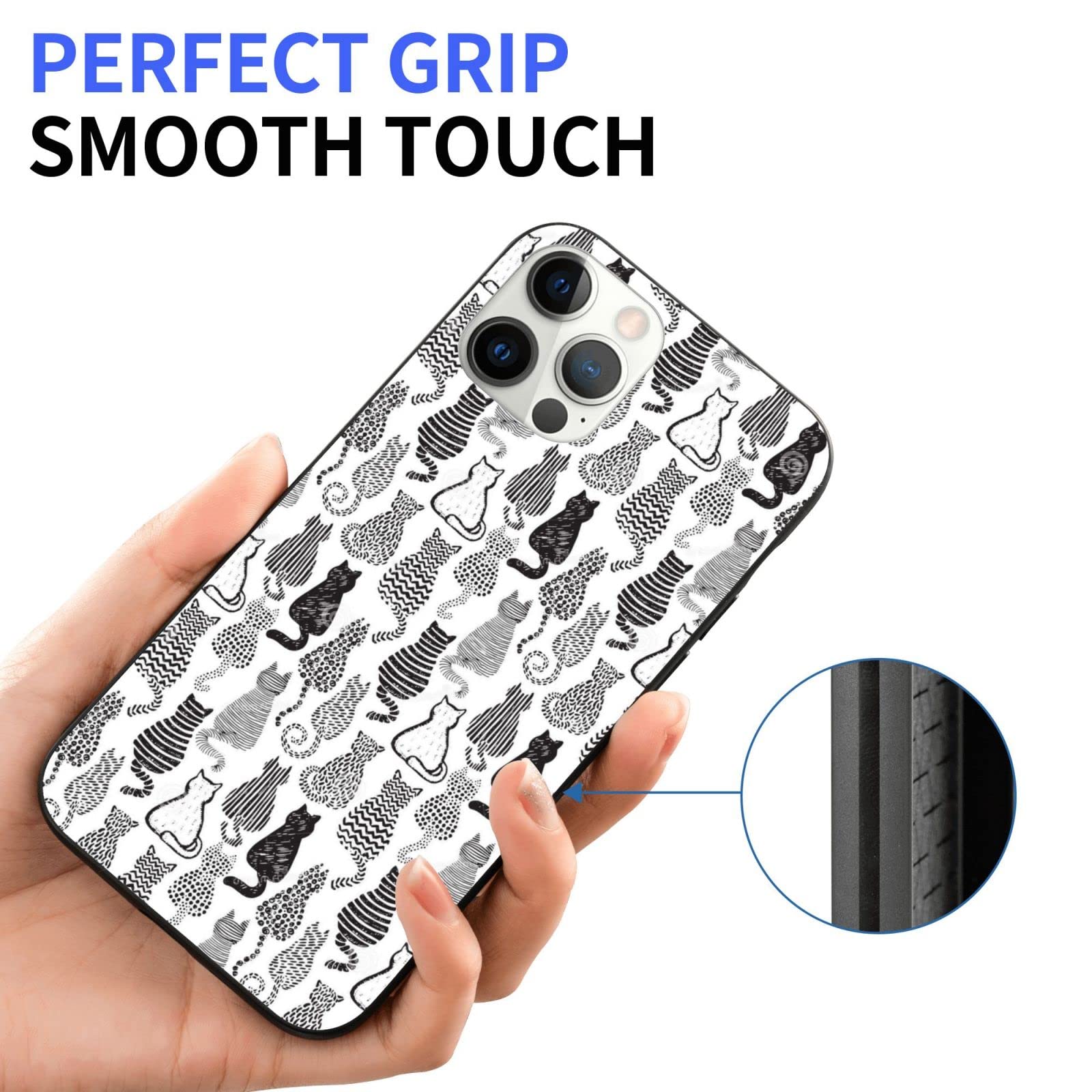 Cute Cat Phone Case Compatible with iPhone 11 - Soft TPU Slim Shockproof Protective Case for Women & Girls | Perfect Gift for Birthday, Christmas & Daily Use