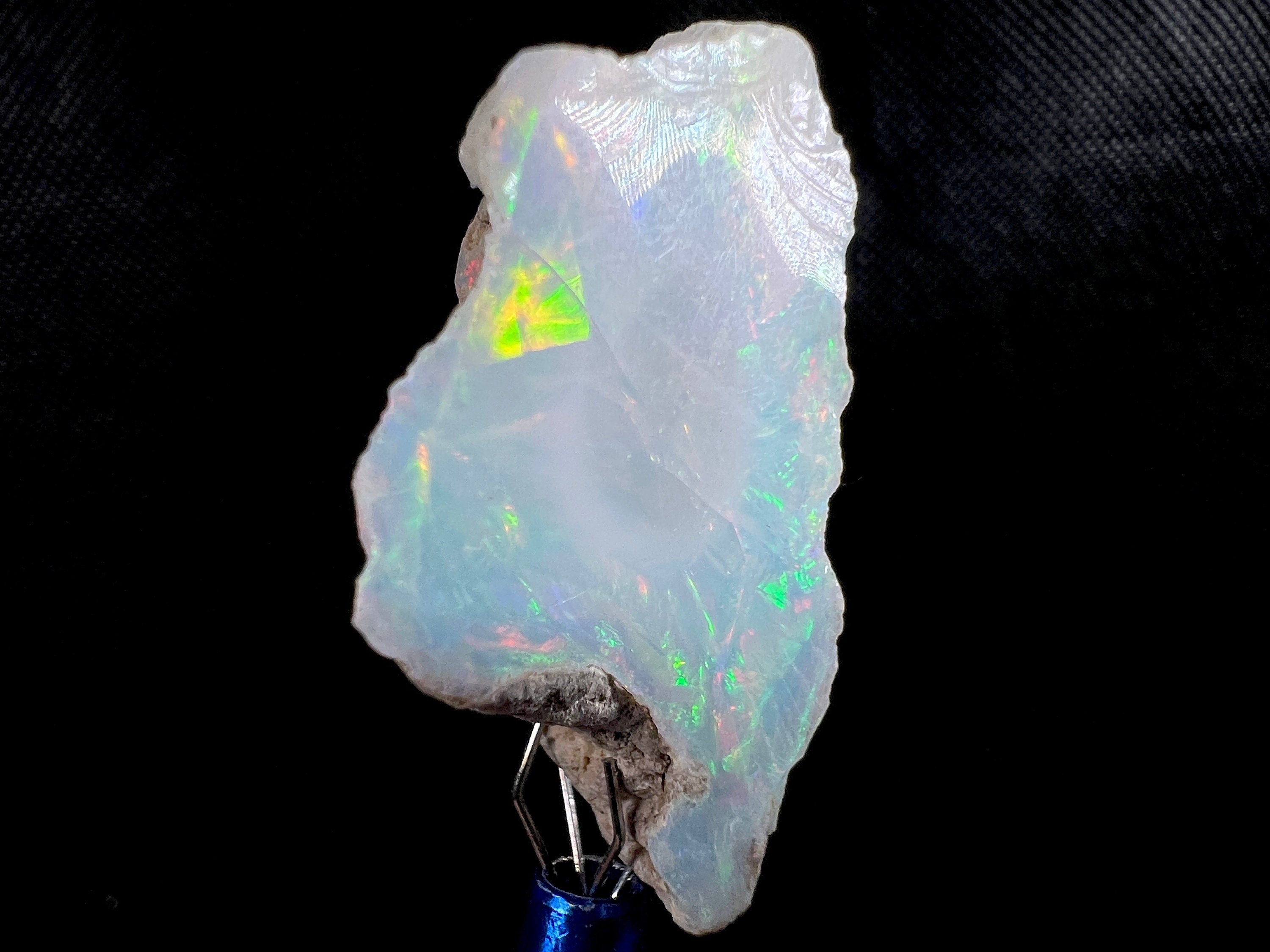 Premium 4A+ Welo Opal Raw Crystal - Natural Cutting Grade Opal Gemstone, October Birthstone for Jewelry Making (50723) | Perfect for Engagement Rings, Necklaces & Healing Crystal Collections