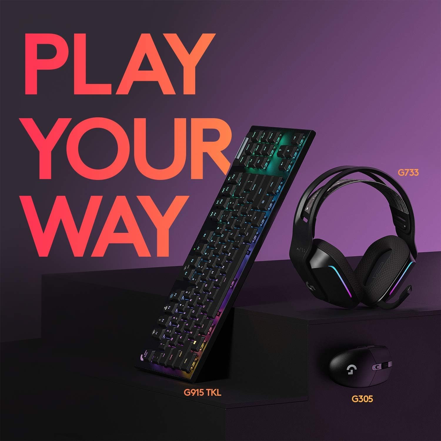 Logitech G305 LIGHTSpeed Wireless Gaming Mouse - Black (Renewed) | Ergonomic Design for PC, Mac, Laptop | Perfect for FPS, MOBA & Esports Gaming