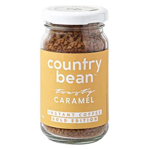 Premium Caramel Instant Coffee Powder | 100% Arabica Freeze-Dried, Rich Flavor, 50g (25 Servings) - Perfect for Office, Travel & Quick Morning Brews