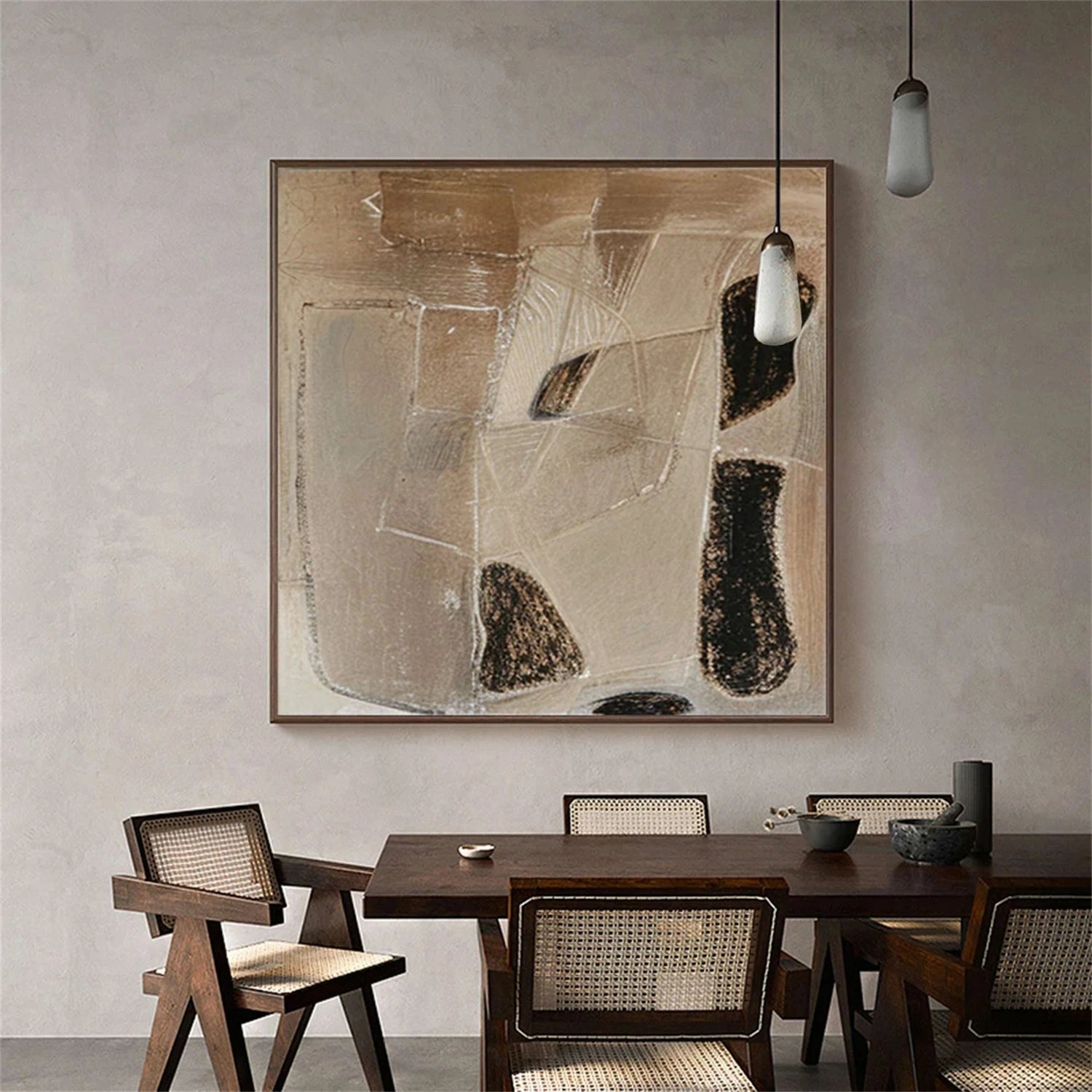 Abstract Tranquility Wall Art Print #WS204 - Modern Home Decor for Living Room, Bedroom & Office