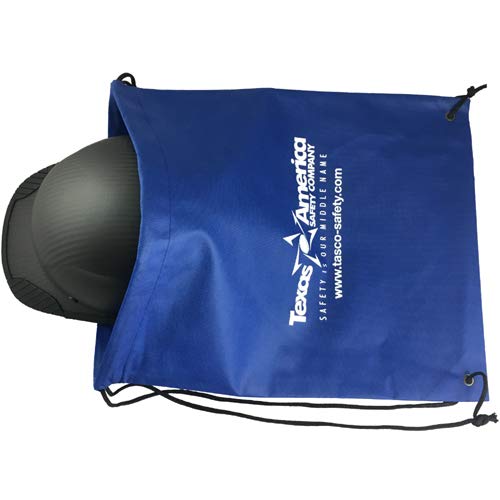 Texas America Safety DAX Carbon Fiber Hard Hat - ANSI Certified, Lightweight & Durable Matte Black Cap Style with Protective Edging & Tote Bag - Perfect for Construction, Industrial Work & Outdoor Safety Gear