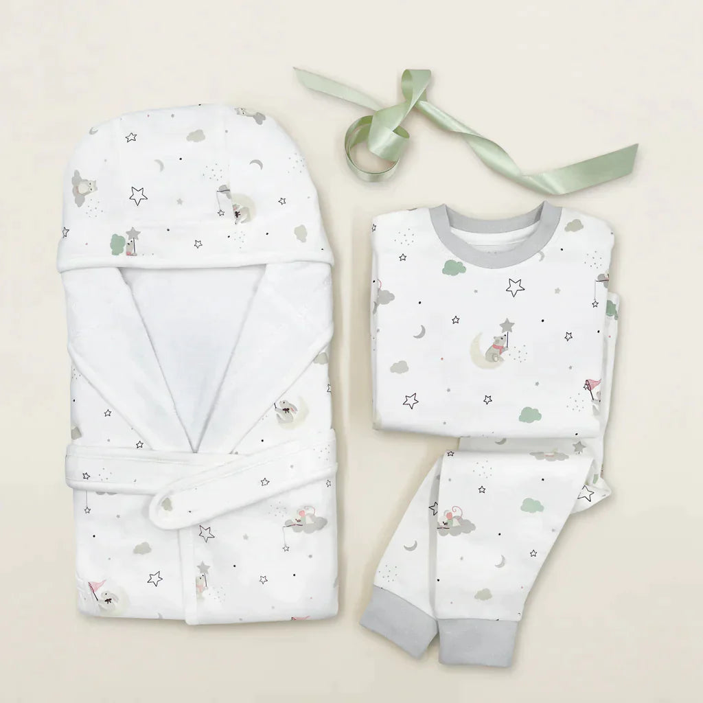 Twinkle Little Star Baby Basket - Soft & Cozy Infant Bed for Newborns & Toddlers - Perfect for Nursery, Bedroom, or Travel - SKU: LBG1014