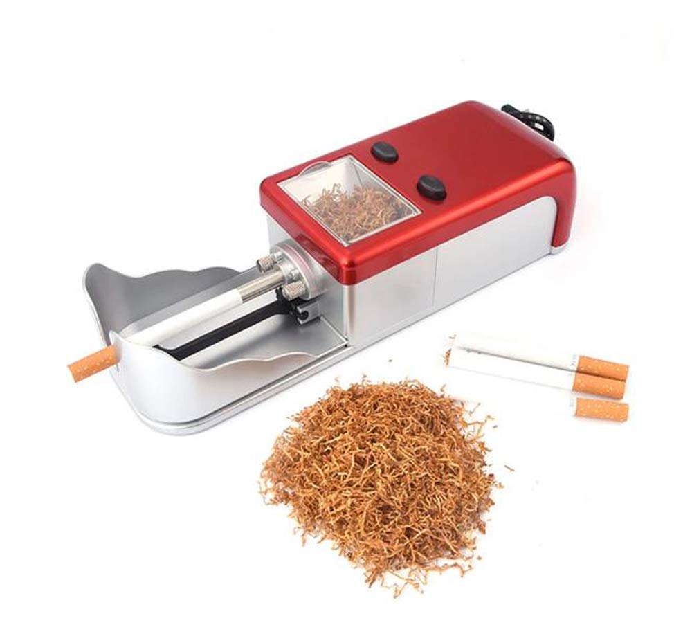 8MM Electric Automatic Cigarette Rolling Machine - Tobacco Roller Maker & Pipe Injector for Smooth Smoking Experience | Perfect for Home Use, Travel & DIY Cigarette Making