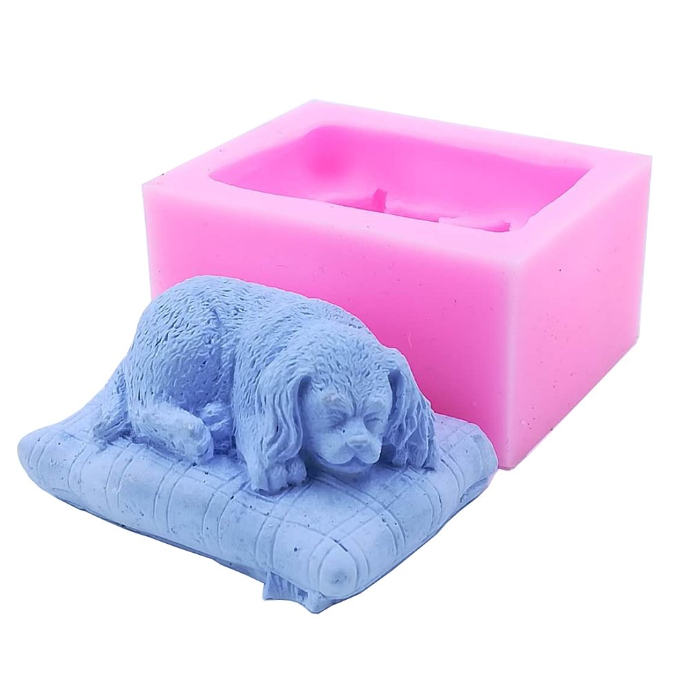 Premium Silicone Dog Puppy Soap & Candle Molds - DIY Craft Molds for Resin, Wax, Bath Bombs - Perfect for Homemade Gifts, Party Favors & Craft Projects