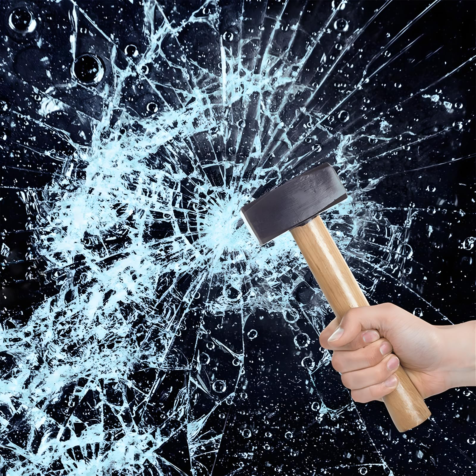 4 Mil Clear Security and Safety Window Film - Shatterproof Anti-Shatter Clear Film for Glass Windows - Ideal for Home, Office, and Commercial Use