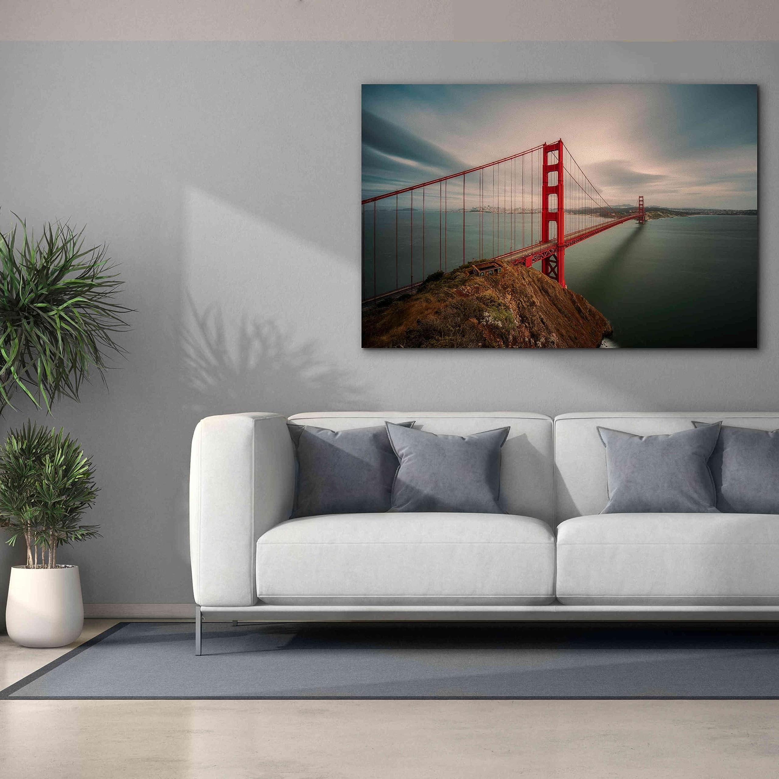 Bruce Getty 'Batteries Spencer' Graffiti Giclee Canvas Wall Art - 60x40 Inches Modern Urban Home Decor for Living Room, Bedroom & Office