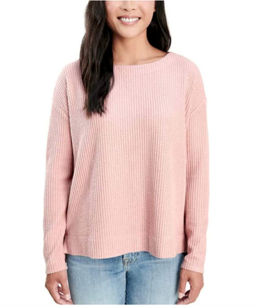 Women's Thermal Waffle Knit Long Sleeve Shirt - Soft Winter Warm Base Layer Top for Cold Weather, Hiking & Outdoor Activities