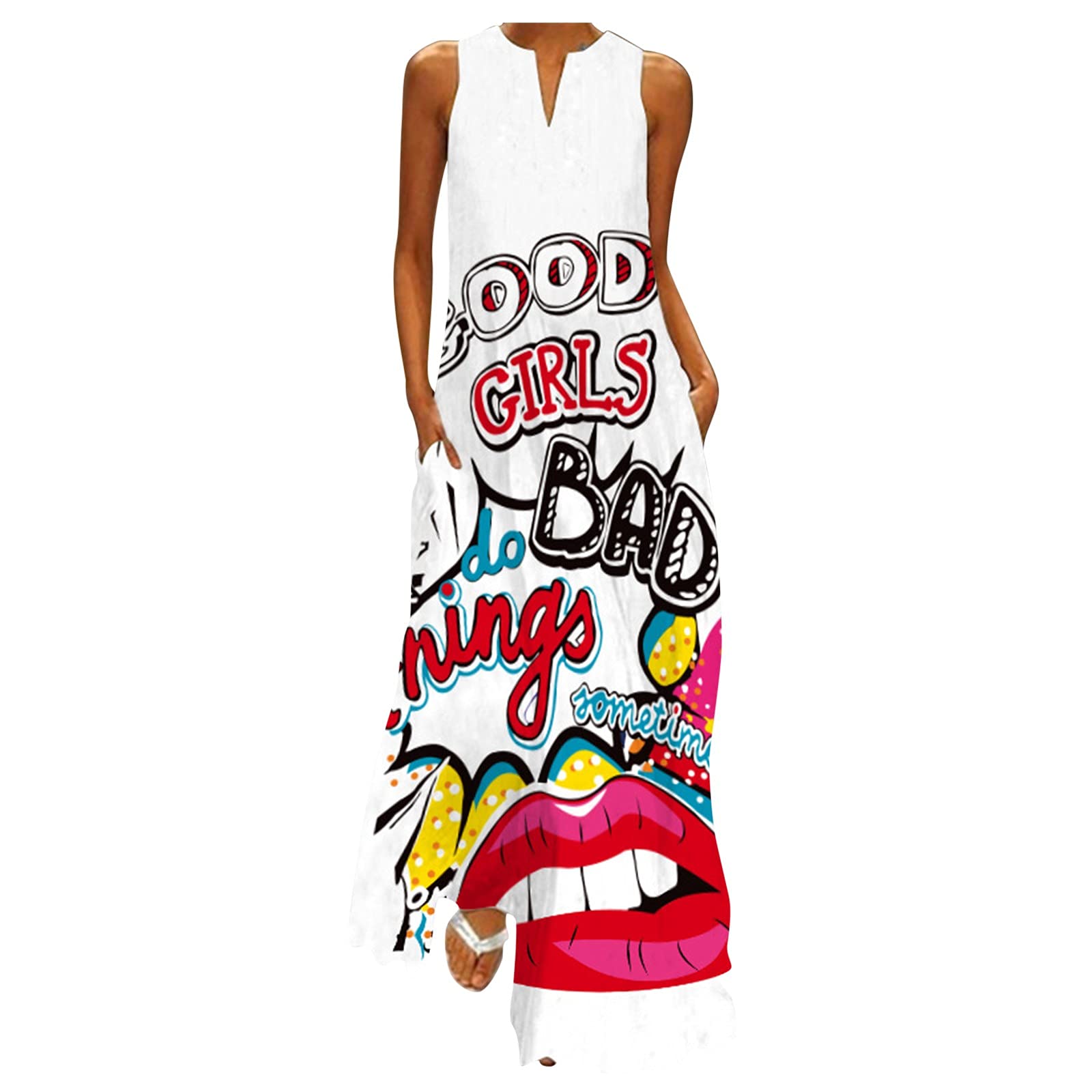 Women's Casual T-Shirt Dress with Cold Shoulder & Ruffle Sleeves - Flowy Swing Shift Sun Dress for Summer | Perfect for Beach, Vacation, and Everyday Wear