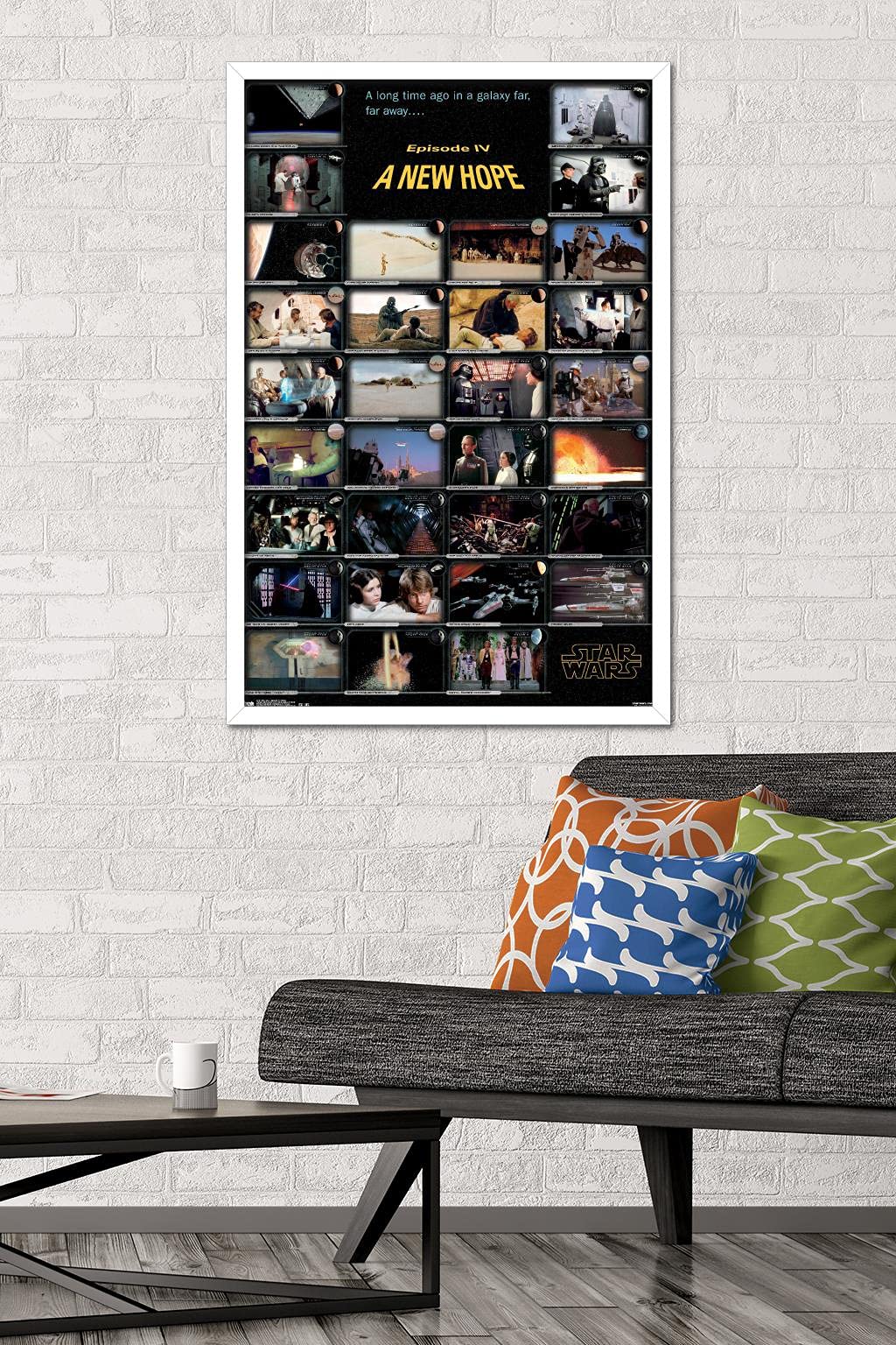 Star Wars: A New Hope Framed Movie Poster - 22.375