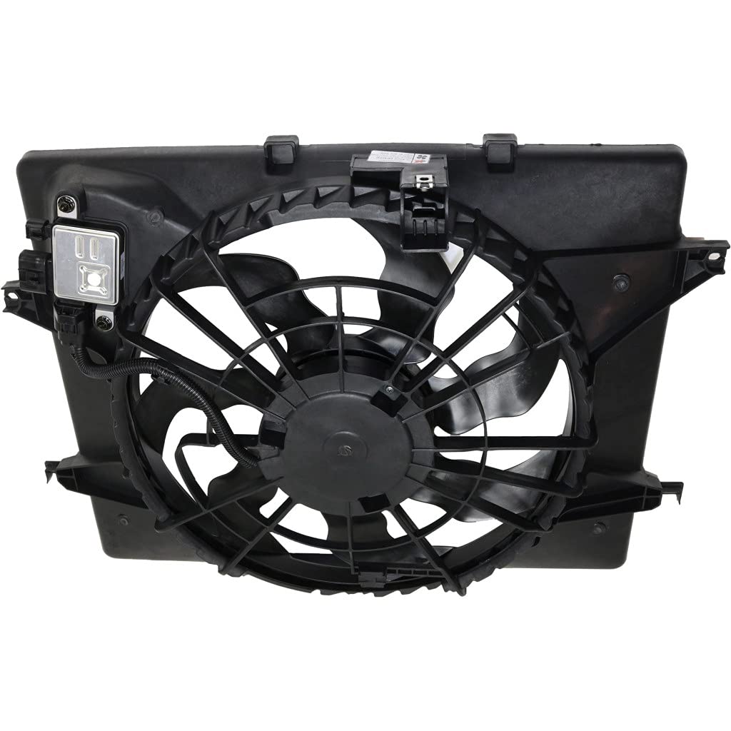 2014 Hyundai Sonata Radiator Fan Assembly - Single Fan for 2.4L Engine (Auto Trans) | Replacement for HY3115150 & 253802T500 | Perfect for Overheating Prevention & Engine Cooling