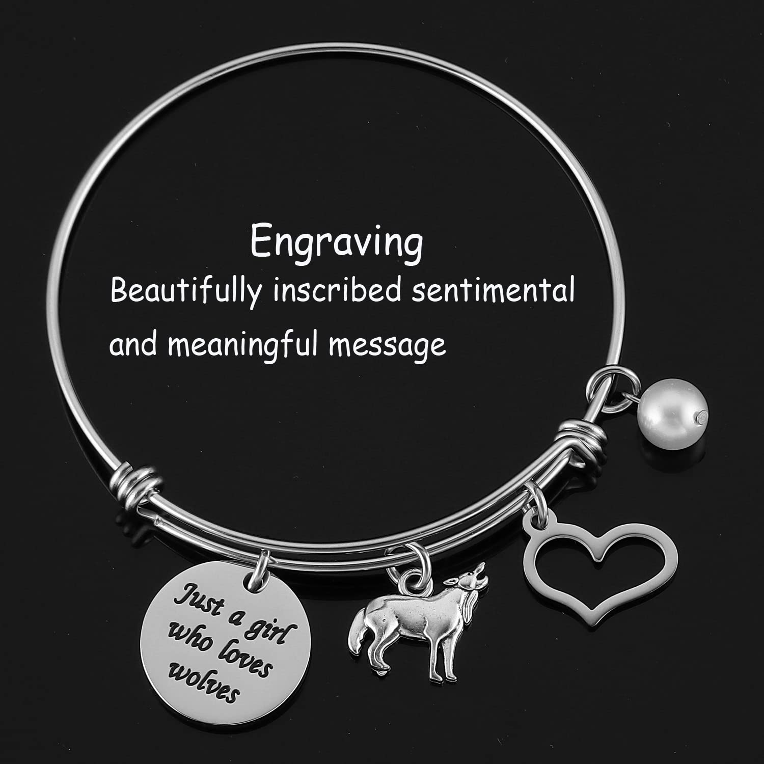 Wolf Bracelet for Women - Perfect Gift for Wolf Lovers & Teens | Outdoor Style
