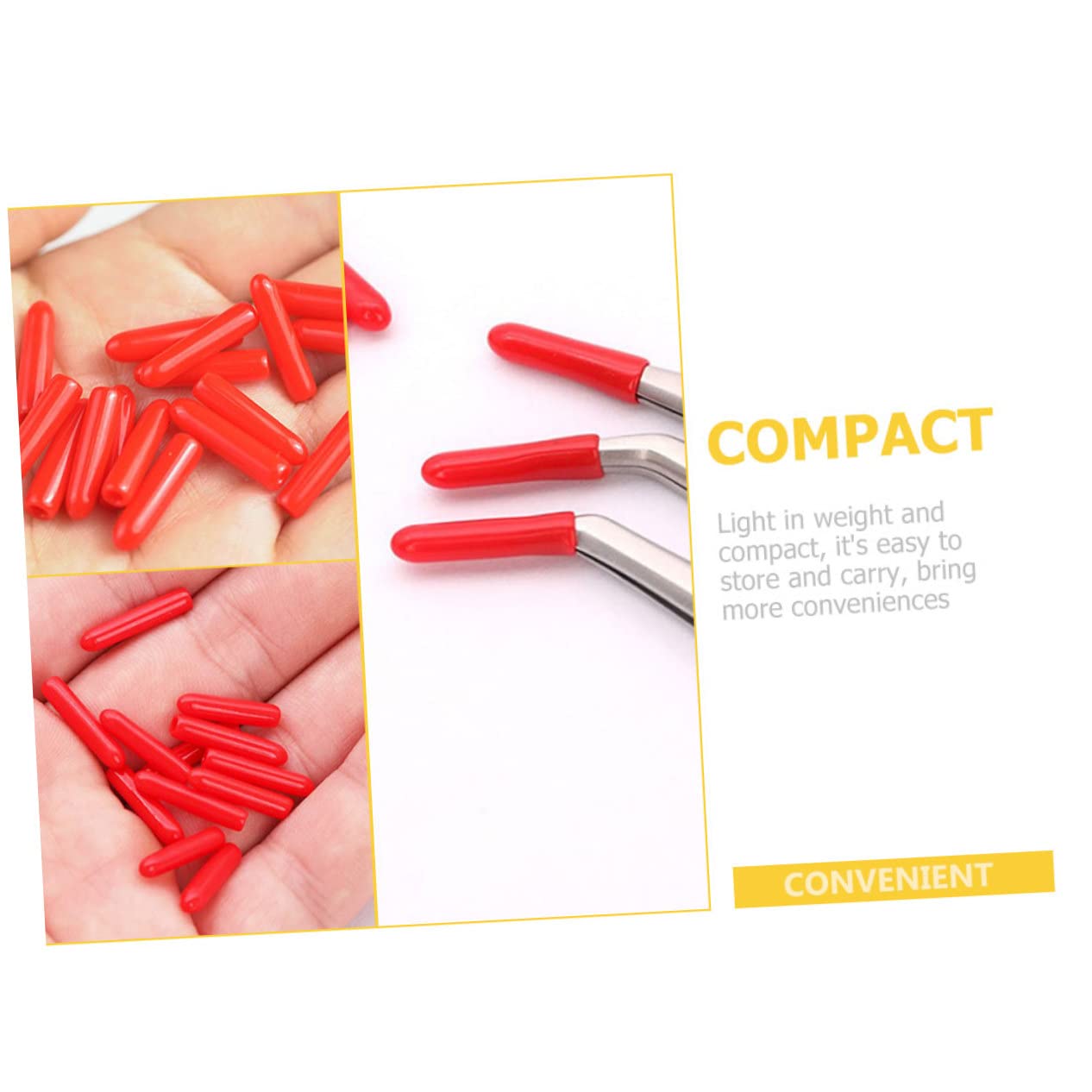 Non-Slip Silicone Lash Tweezer Cover Protector - Tip Protector for Eyelash Extensions - Perfect for Salon, Home Use & Professional Lash Artists
