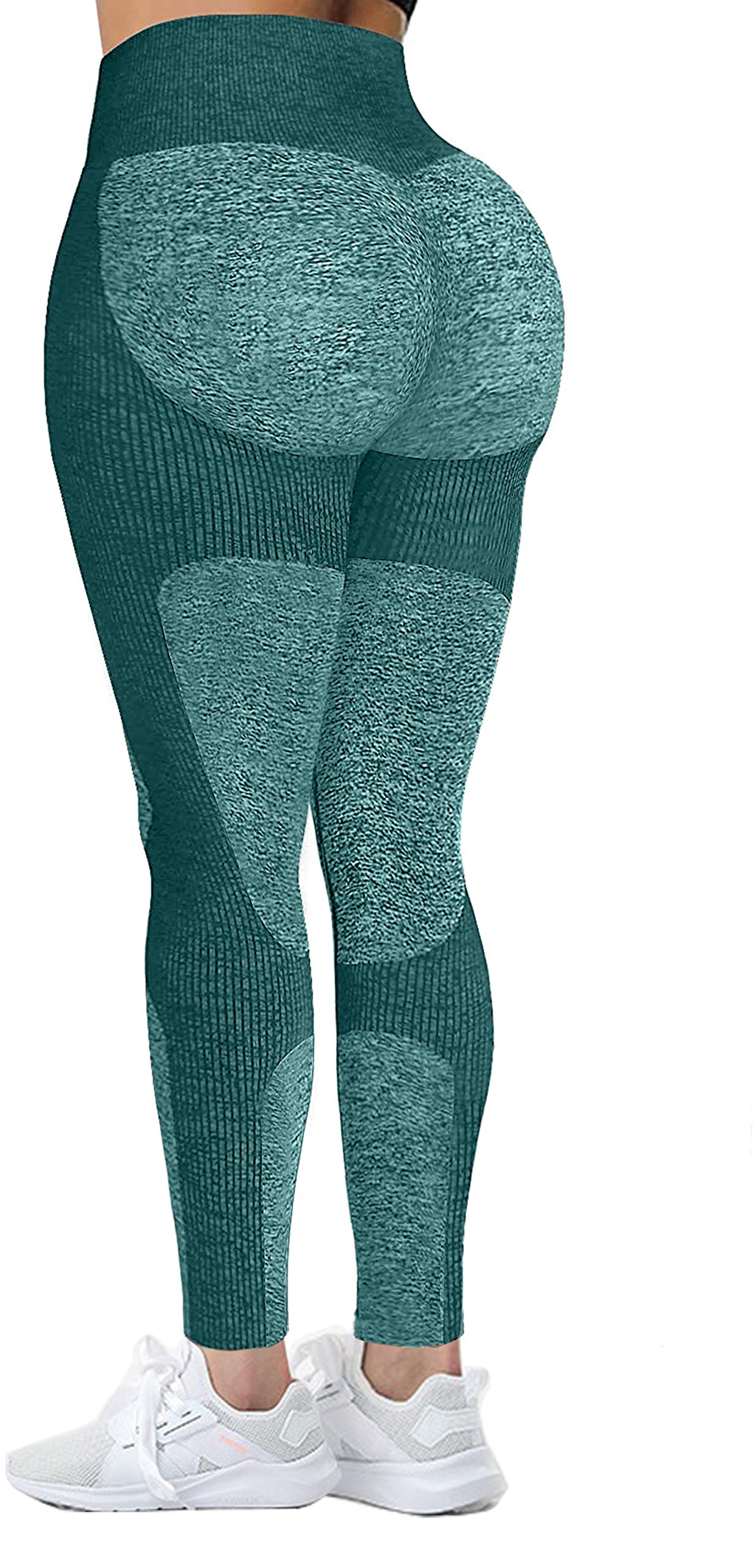 Women's High Waisted Seamless Leggings - Tummy Control Workout Yoga Pants with Butt Lifting & Compression for Gym, Running, Lounge & Everyday Wear
