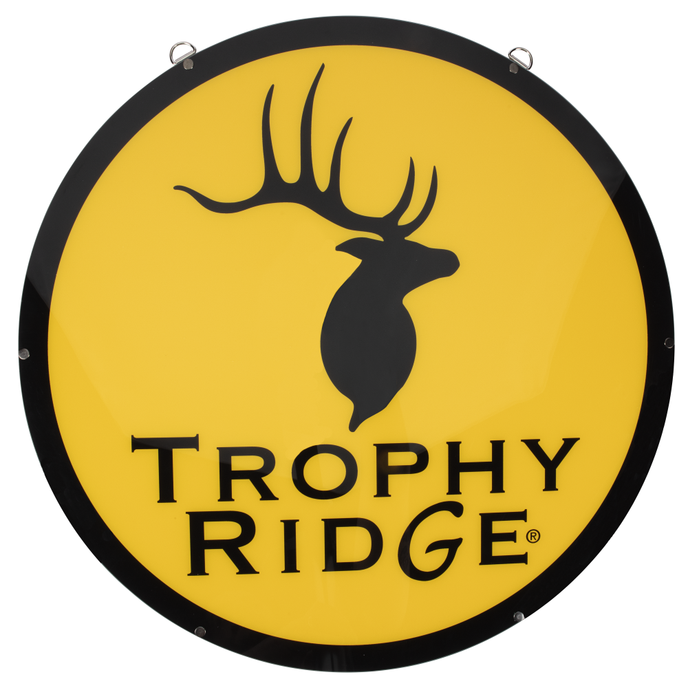Trophy Ridge Logo LED Sign - Bright LED Wall Decor for Home, Office, Bar & Game Room - Perfect for Sports Fans & Man Cave Decor