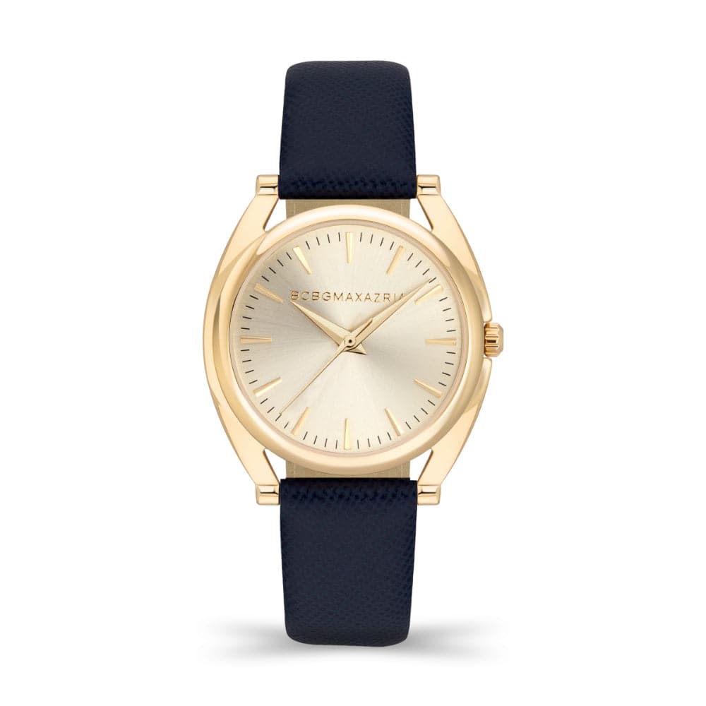 BCBGMAXAZRIA BAWLA2133803 Blue Leather Women's Watch - Elegant Fashion Accessory for Everyday Wear & Special Occasions