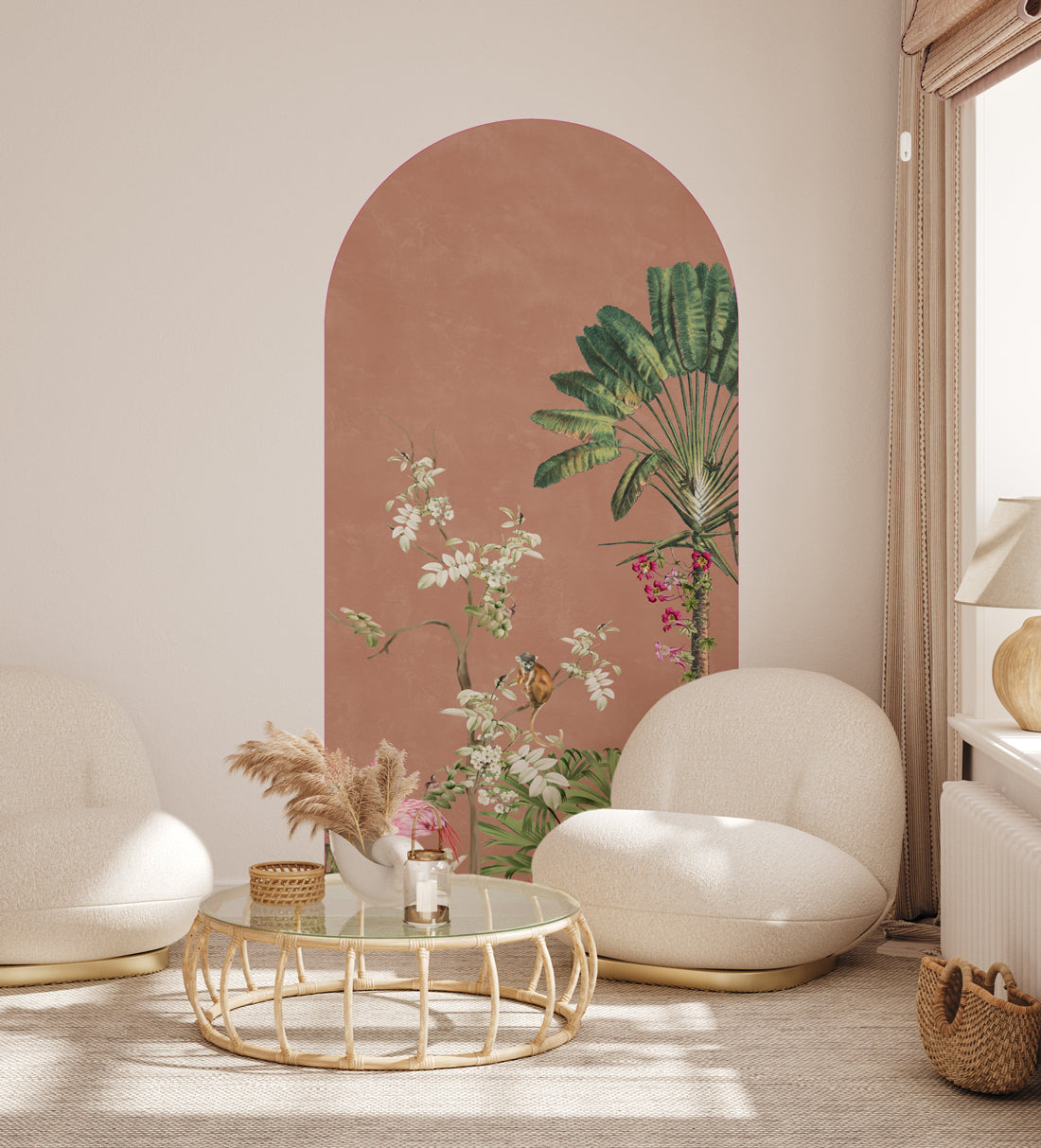 Peel and Stick Arch Wallpaper Decal - Vibrant Exotic Design for Home Decor | Perfect for Living Room, Bedroom & Nursery Wall Art
