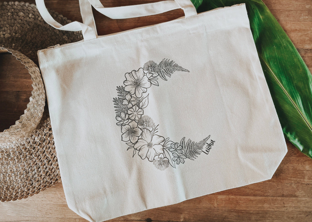 Stylish & Durable Canvas Tote Bag for Women - Eco-Friendly Reusable Shopping Tote with Reinforced Handles - Perfect for Groceries, Beach, Work & Travel