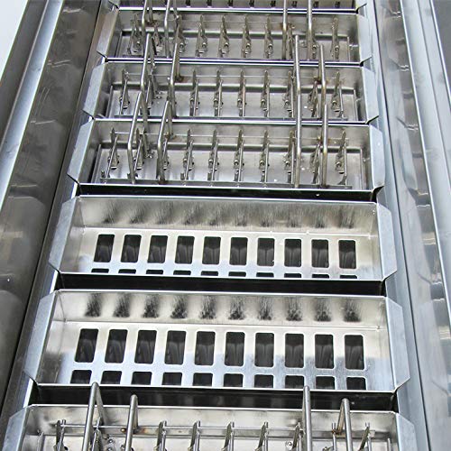 Premium Stainless Steel Brazilian Slim Ice Popsicle Mold Set - 26 Pcs with Sticks for Homemade Ice Pops, Lollipops & Lollies - Perfect for Summer Treats, Kids Snacks & Party Desserts