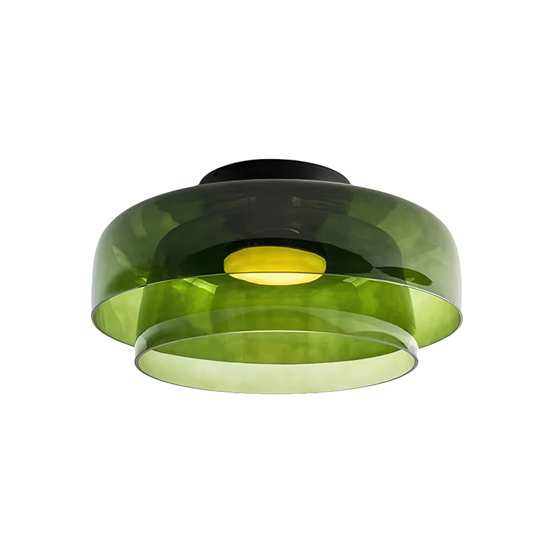 Modern Glass Ceiling Lamp - Elegant LED Lighting Fixture for Living Room, Bedroom & Dining Room | Perfect for Home & Office Decor
