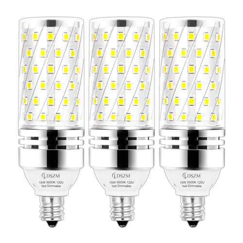 E12-15w-5000k-3pcs
