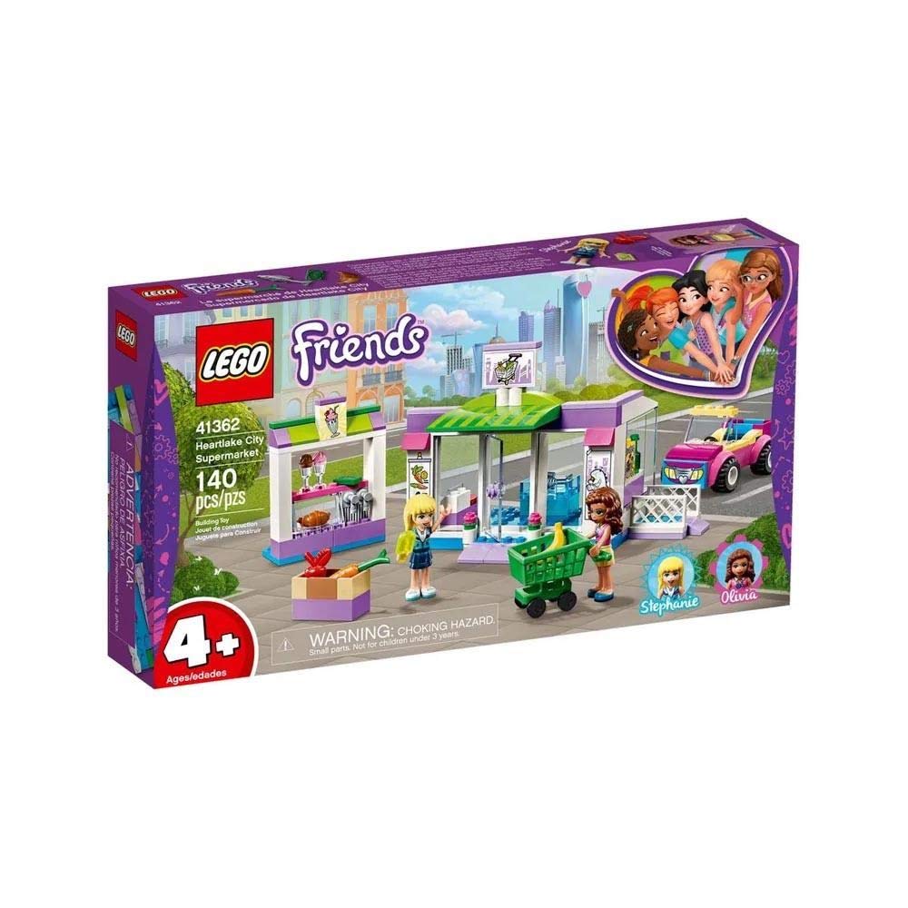 LEGO Friends Heartlake City Supermarket 41362 Building Kit - 140 Pieces Creative Toy for Kids Ages 6+ | Fun Pretend Play, STEM Learning & Collectible Display for Girls & Boys | Perfect Birthday Gift & Room Decor