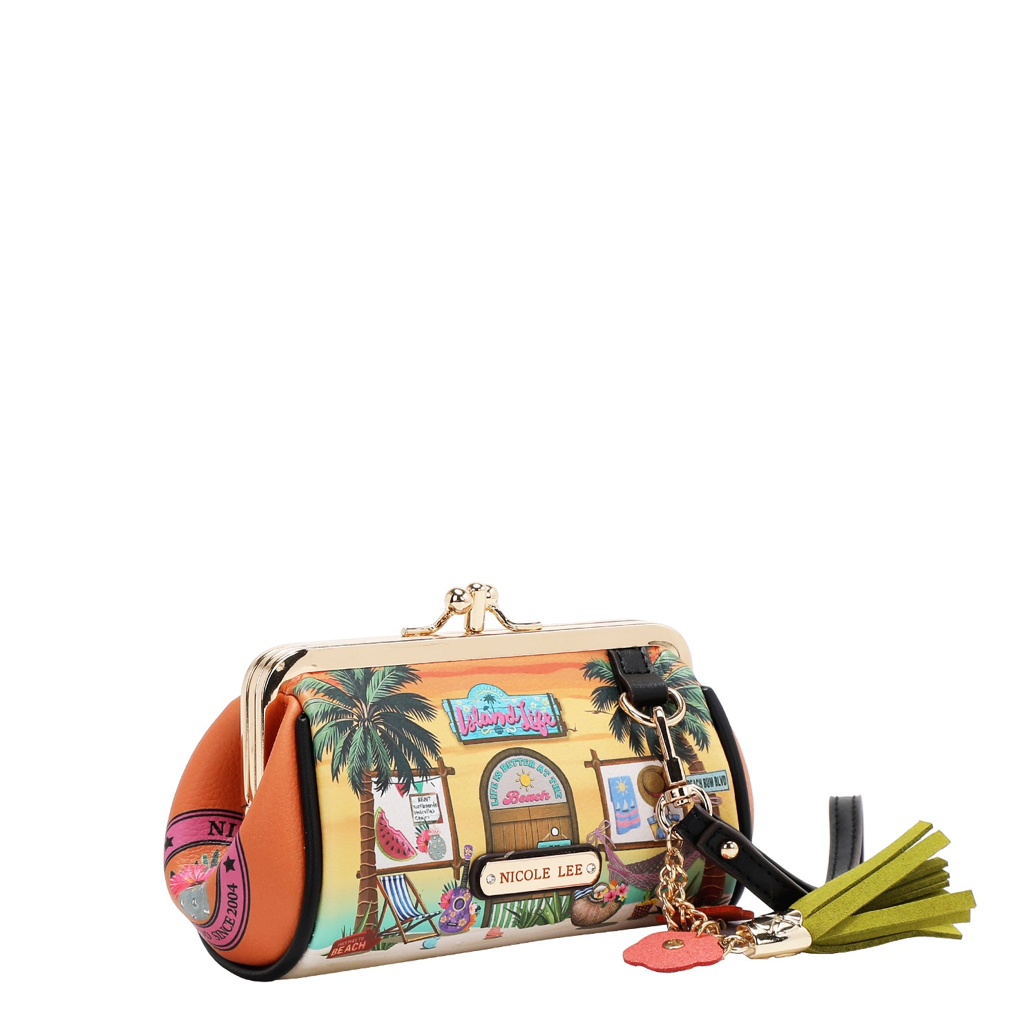 Mini Kiss Lock Coin Purse Wristlet - Small Leather Wallet for Women - Perfect for Coins, Cards & Cash - Ideal for Parties, Travel & Everyday Use