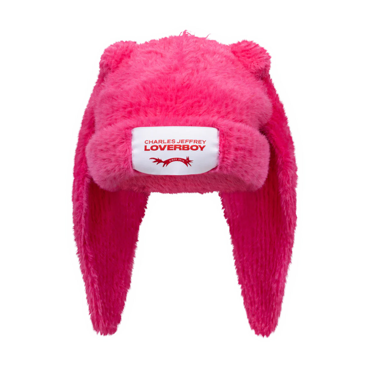 Fluffy Chunky Rabbit Beanie Hat for Women - Soft Pink Winter Knit Hat with Bunny Ears - Perfect for Cold Weather, Outdoor Activities, and Cute Outfits