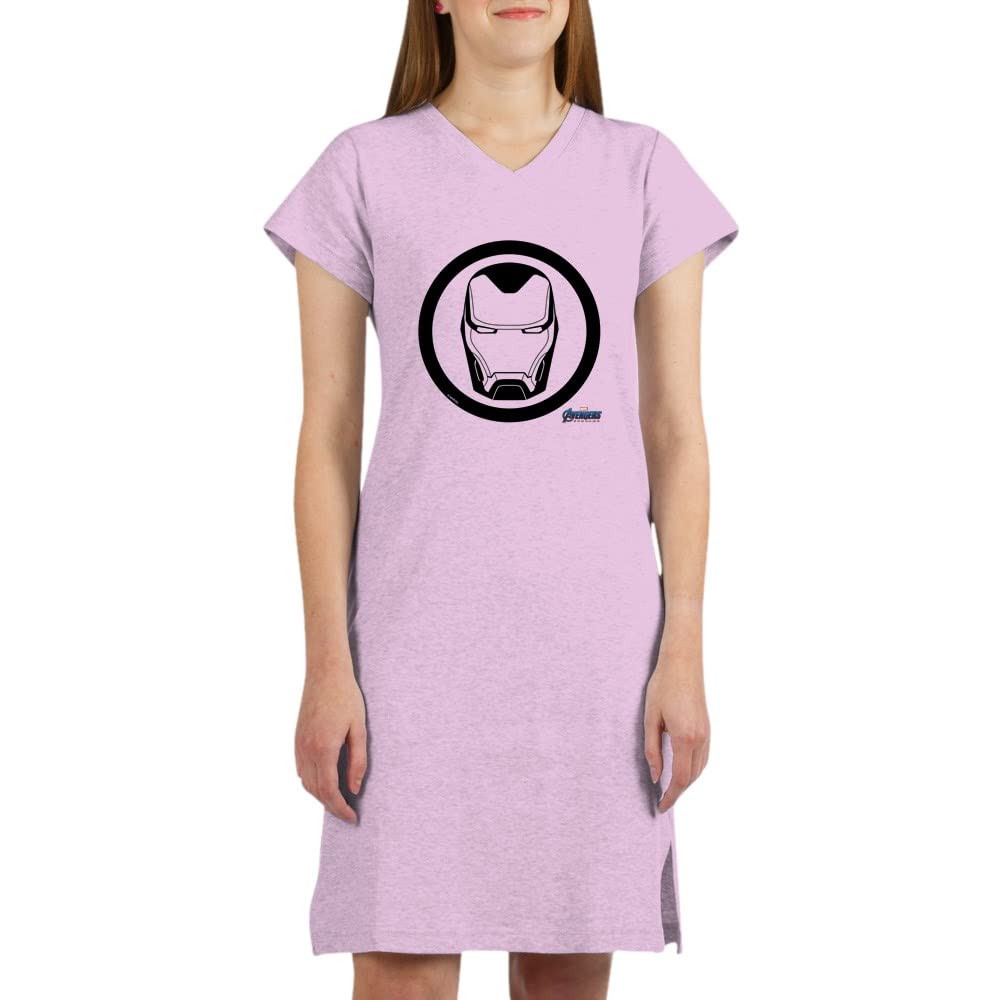 Marvel Iron Man Logo Nightshirt - Superhero Graphic Tee for Men & Women | Perfect for Sleepwear, Lounging & Comic Con Cosplay