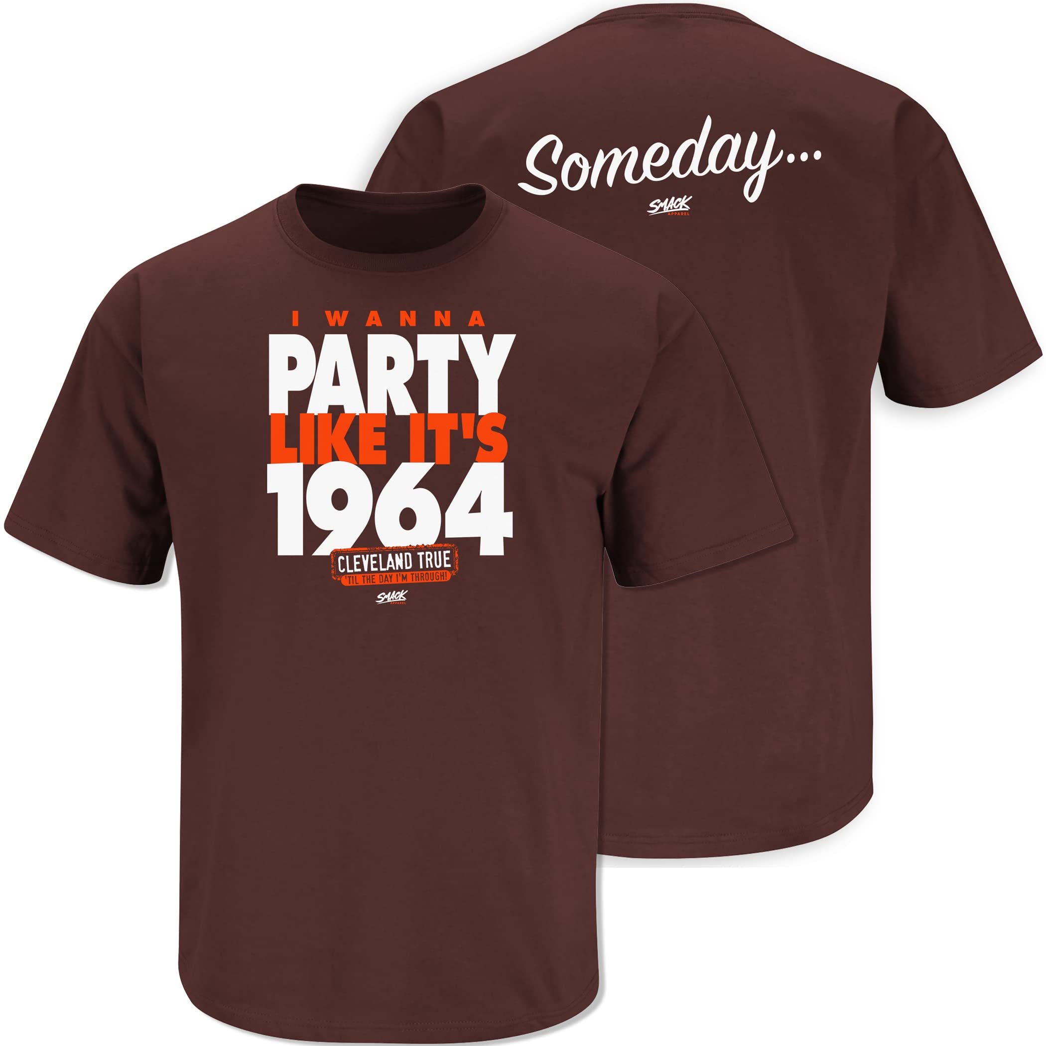 Cleveland Browns Vintage 1964 Football Fan T-Shirt for Men & Women - SM-5XL Sizes - Perfect for Game Day, Tailgating & NFL Parties