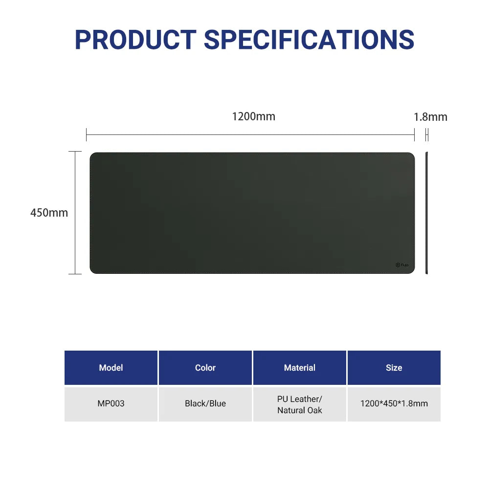Premium Genuine Leather Desk Pad - Non-Slip Writing Surface for Office & Home Use | Perfect for Laptops, Keyboards & Mouse | Enhances Productivity & Protects Desks