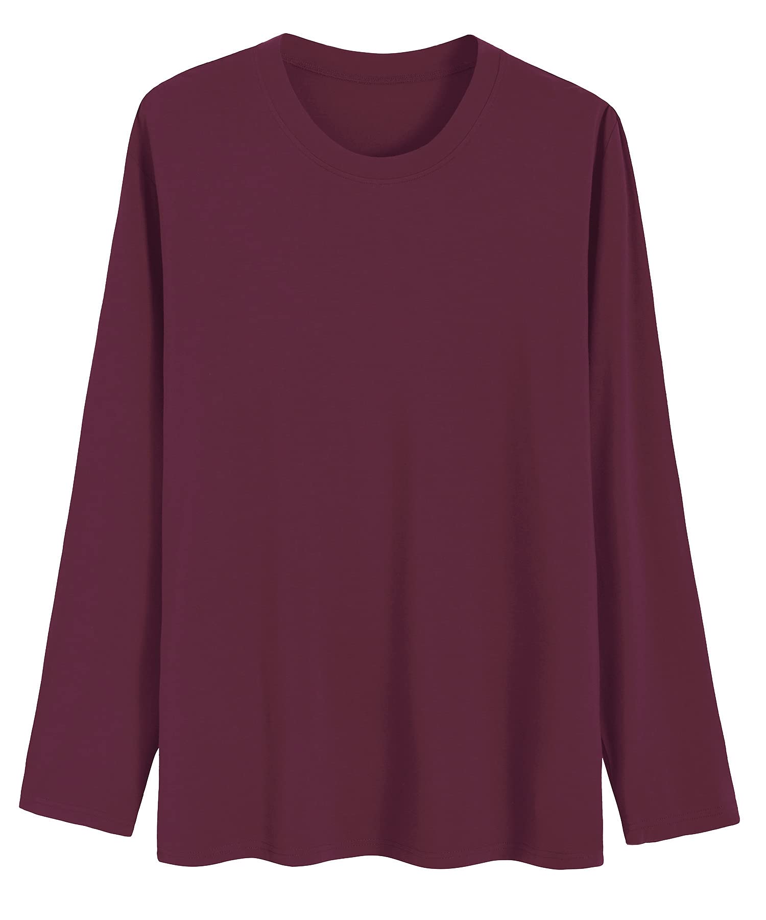 Latuza Men's Bamboo Viscose Pajama Top - Soft Long Sleeve Sleep Shirt for Comfortable Nightwear & Lounge Wear - Perfect for Bedtime, Relaxing at Home, and Travel