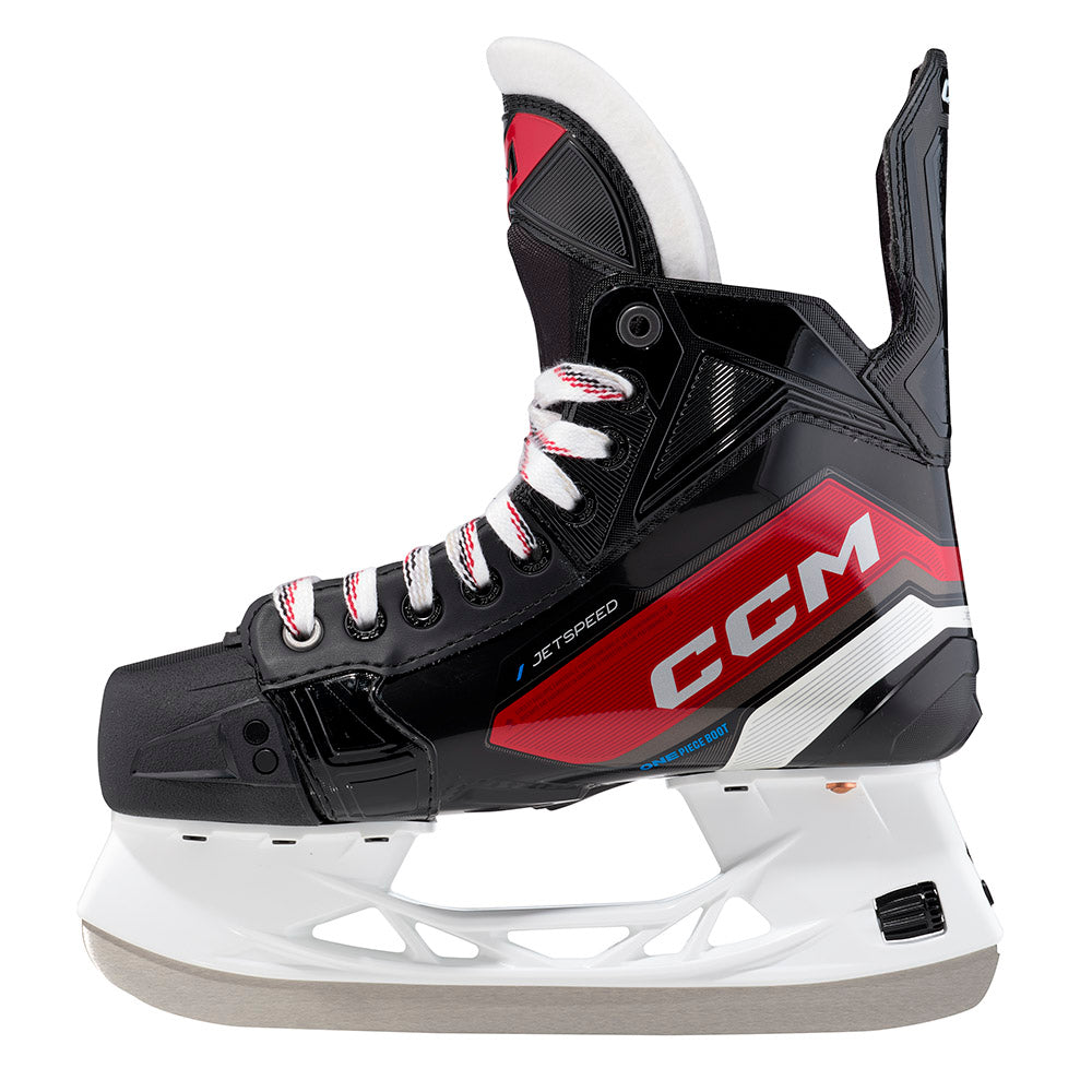 CCM Jetspeed Shock 2023 Intermediate Ice Hockey Skates - Professional Performance Skates for Youth & Adult Hockey Players - Perfect for Ice Rinks, Training & Competitive Games