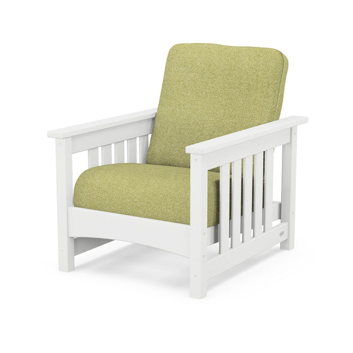 POLYWOOD Classic Mission Chair - Durable Outdoor Adirondack Chair for Patio, Garden & Poolside - Weather-Resistant & Eco-Friendly Recycled Plastic Furniture