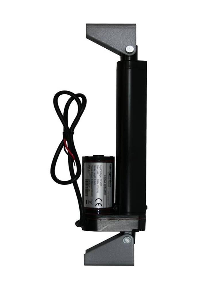 WindyNation 12V 225 lbs Heavy Duty Linear Actuator with Power Supply & Mounting Brackets - for RV, Boat, Solar Panels, Home Automation and Industrial Applications