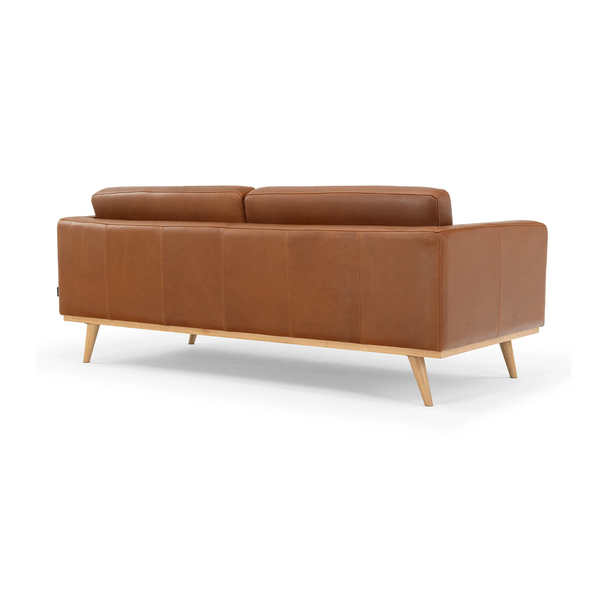 Johan Genuine Leather 3-Seater Sofa - Modern Luxury Living Room Furniture for Home & Office Comfort