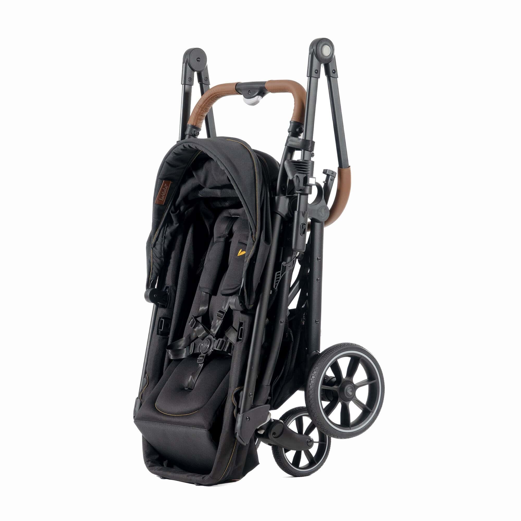Larktale Crossover Wagon with Push Handlebar - Lightweight Foldable Stroller Wagon for Kids, Beach, Park & Outdoor Adventures