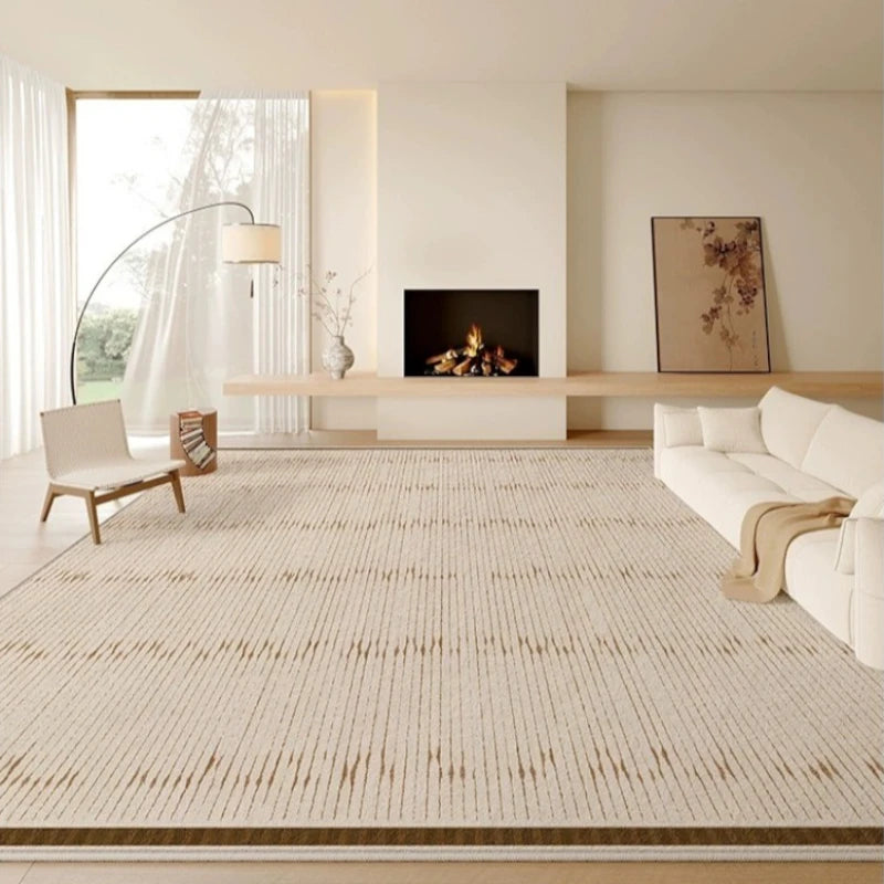 Selah UltraGuard Comfort Plush Geometric Velvet Area Rug - Soft Non-Slip Living Room Rug for Bedroom, Nursery & Home Decor
