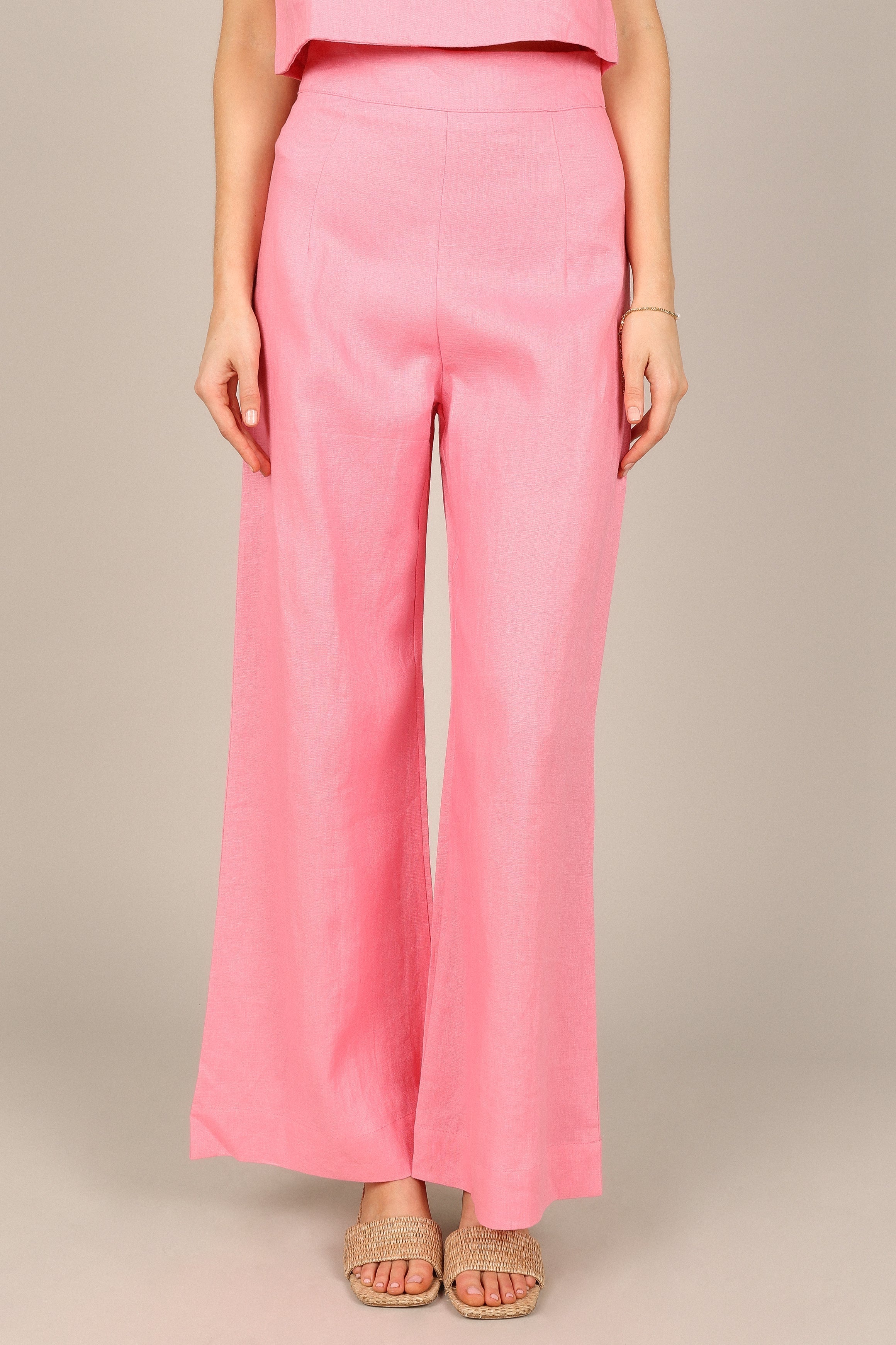 Devlin Women's Pink Pants - Stylish & Comfortable High-Waisted Trousers for Work, Office & Casual Wear